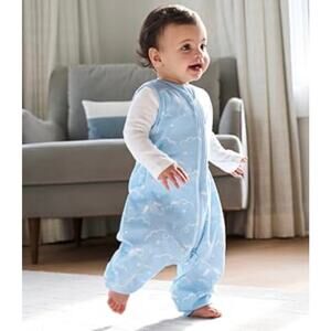 Halo 100% Cotton Sleep Sack Wearable Blanket Blue Dragon Print Toddler 3T / 4T